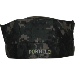 GORRA DIGITALIZADA T/RIPSTOP T/RANGER 8 PICOS CON INSIGNIA Y APELLIDO